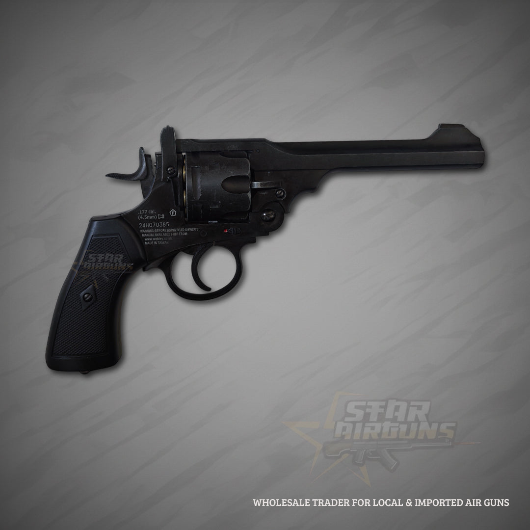 Webly 6inch Air Pistol – .177 Caliber Made in England