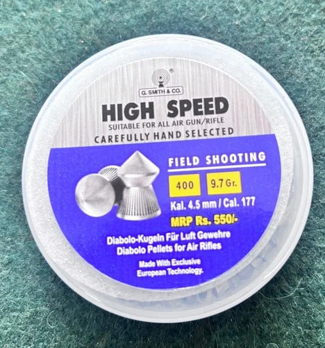 HIGH SPEED .177 Pellets – .177 Caliber (9.7 gr, Pack of 400)