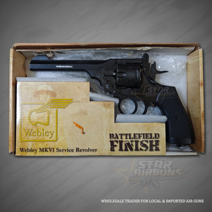 Webly 6inch Air Pistol – .177 Caliber Made in England