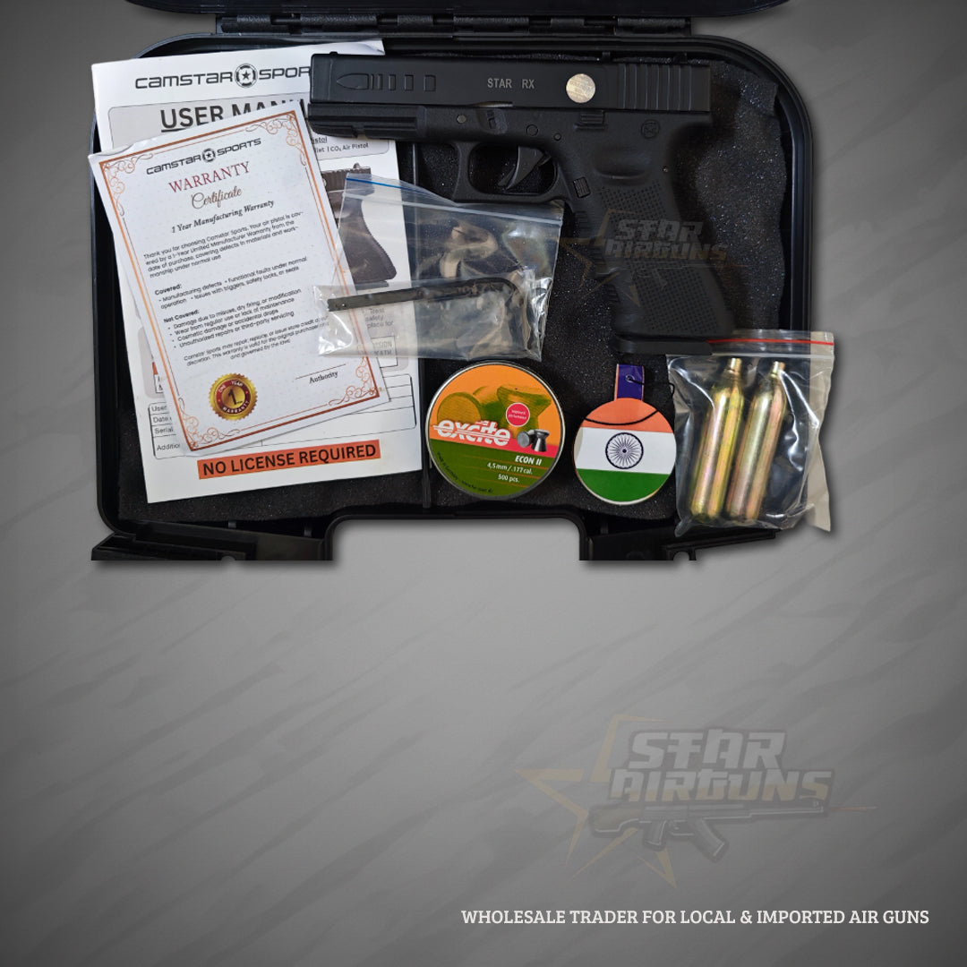 Star Rx CO₂ Pistol – .177 Caliber (Made in India)