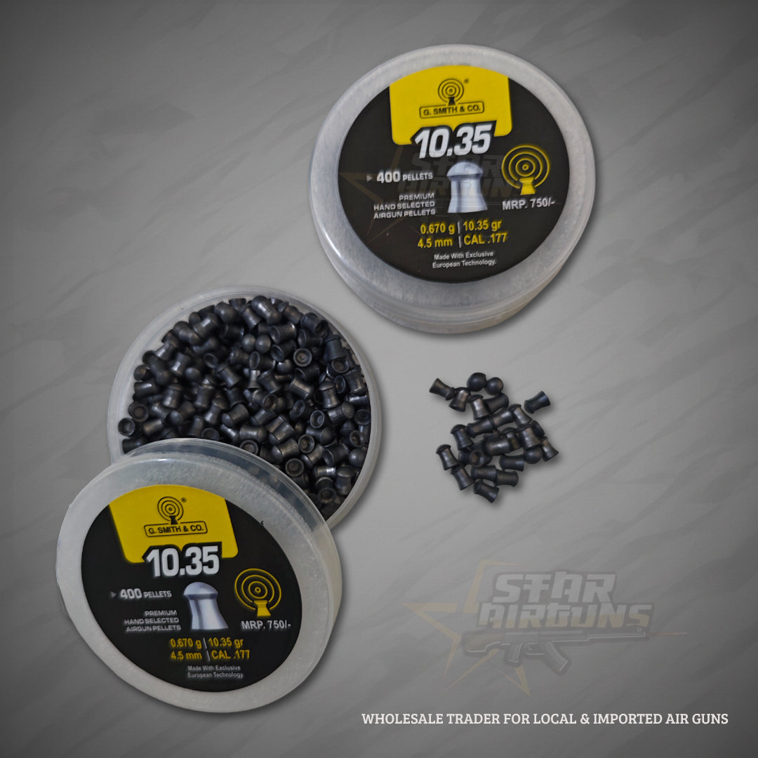 G.SMITH 10.35 .177 Pellets – 10.35 gr, Pack of 400)