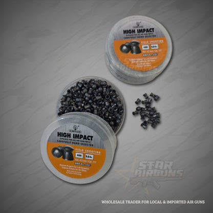HIGH IMPACT Round Head .177 Pellets – 4.5 mm (Pack of 400)