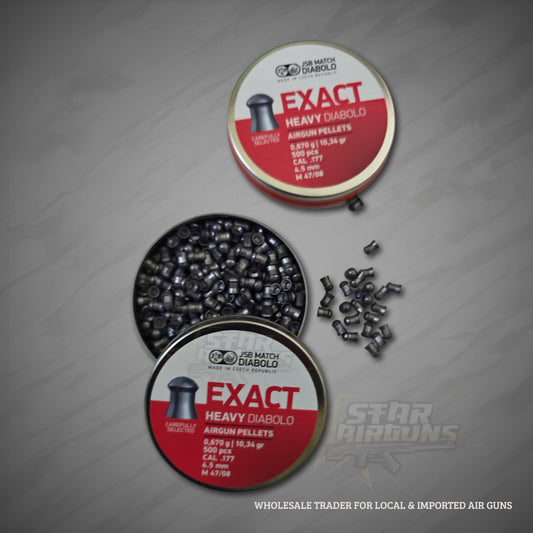 Exact Heavy Diabolo Air Gun Pellets – (10.34 gr, Pack of 500)