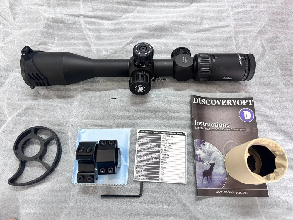 DISCOVERYOPT VT-Z 3-12×42 Rifle Scope – .177 Caliber