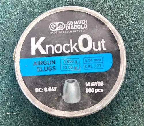 Knock Out Airgun Slugs – (Pack of 500)
