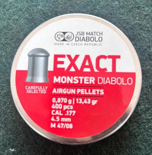 Exact Monster Diabolo Air Gun Pellets – (13.46 gr, Pack of 400)