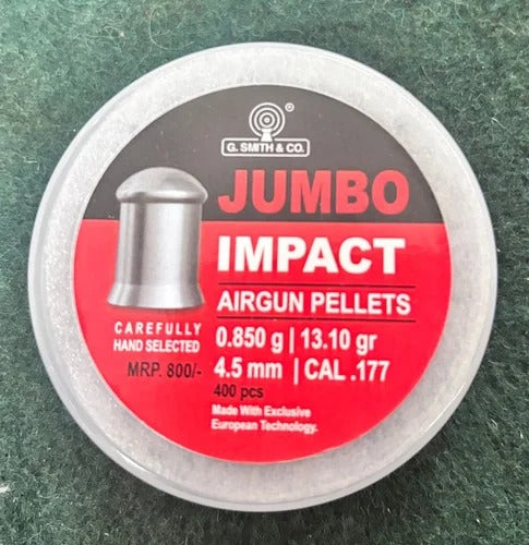 JUMBO IMPACT .177 Pellets – (13.10 gr, Pack of 400)